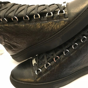 balenciaga arena high top sneakers brand new! blk